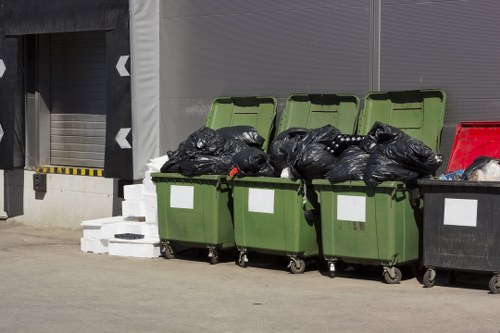 Recycling process for builders waste in Camden Town